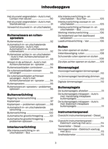 2024-2025 Ford Transit Gebruikershandleiding | Nederlands