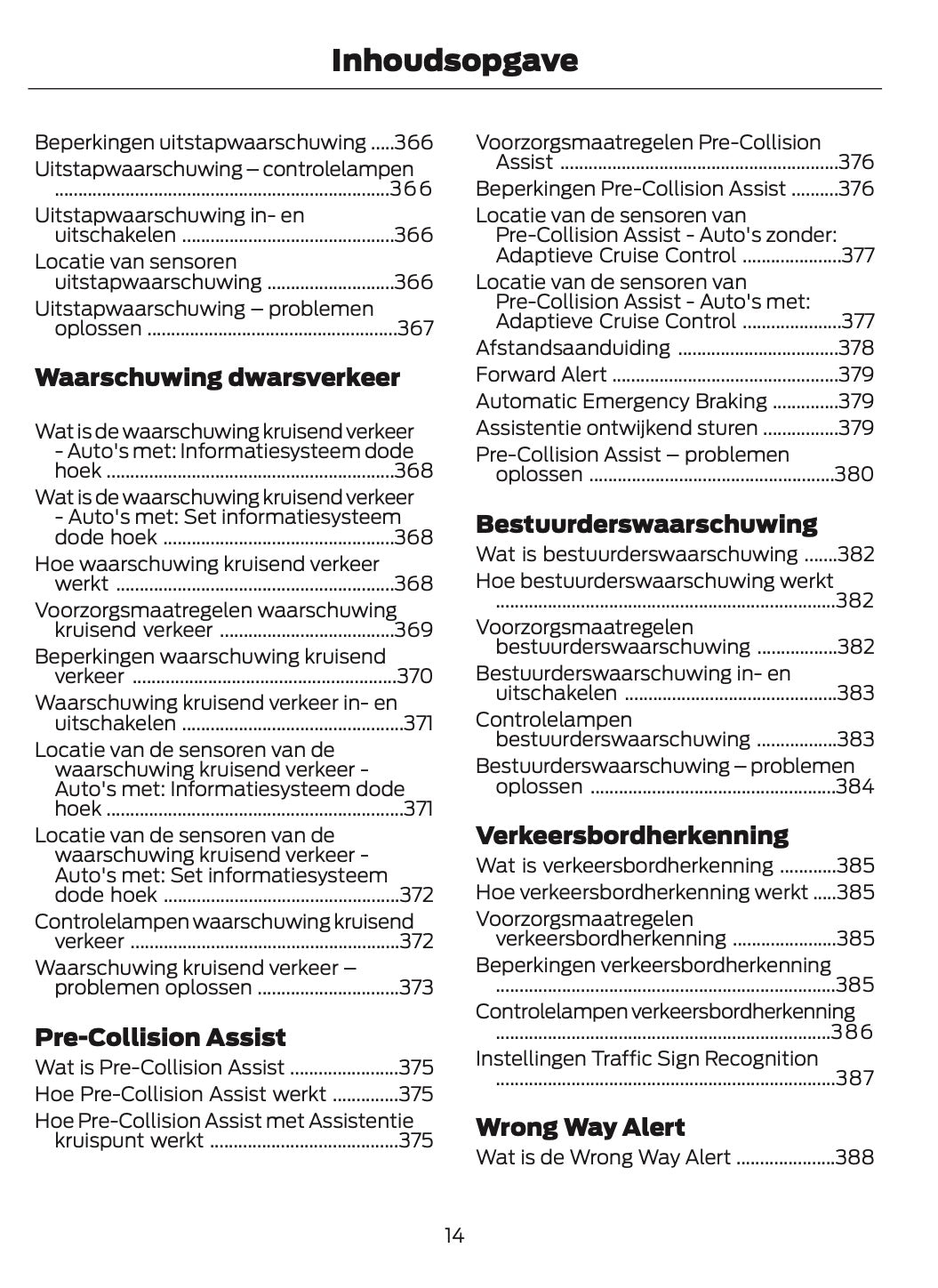 2026 Ford Transit Owner's Manual | Dutch