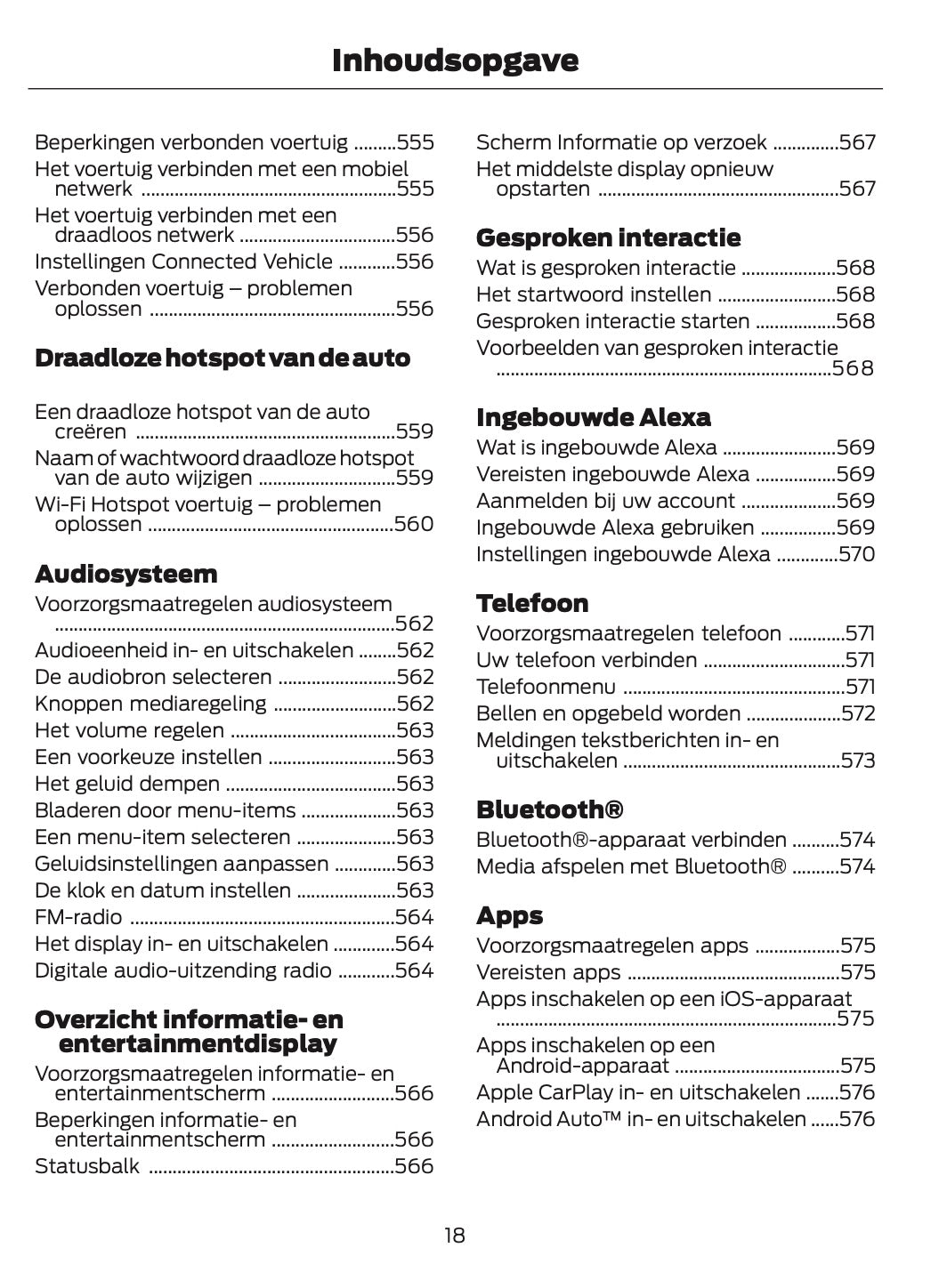 2026 Ford Transit Owner's Manual | Dutch