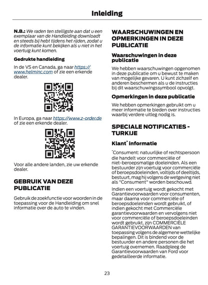 2026 Ford Transit Owner's Manual | Dutch