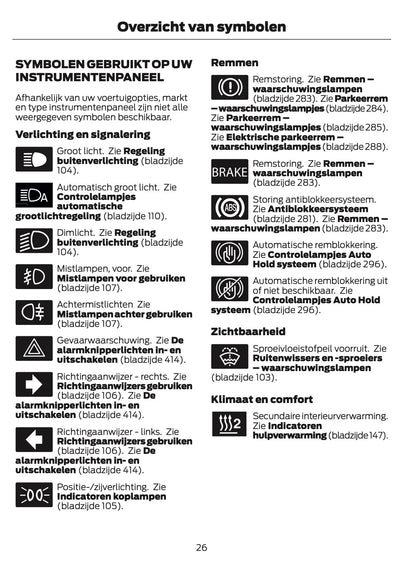 2026 Ford Transit Owner's Manual | Dutch