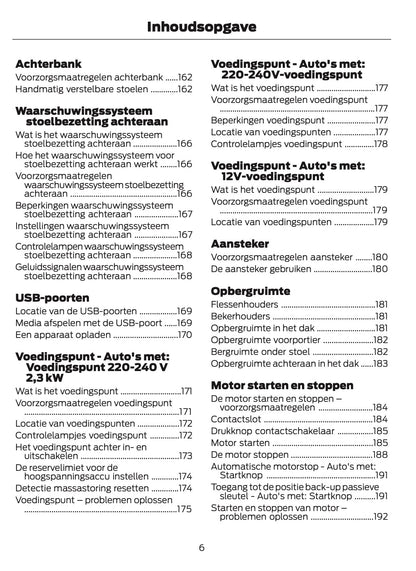2026 Ford Transit Owner's Manual | Dutch