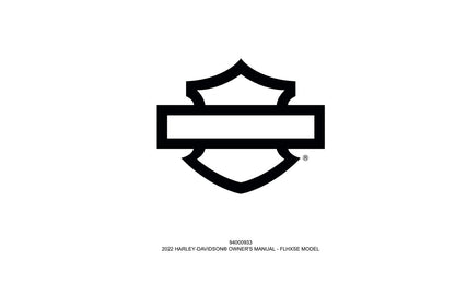 2022 Harley-Davidson FLHXSE Owner's Manual | English US