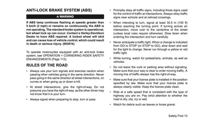 2022 Harley-Davidson FLHXSE Owner's Manual | English US