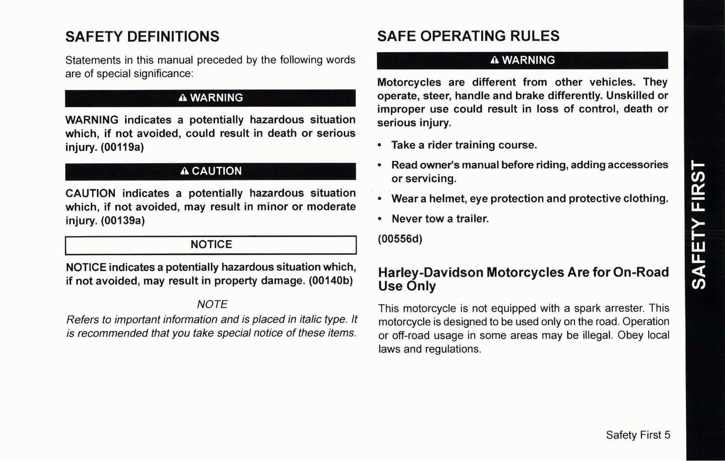 2022 Harley-Davidson Police Models Owner's Manual | English
