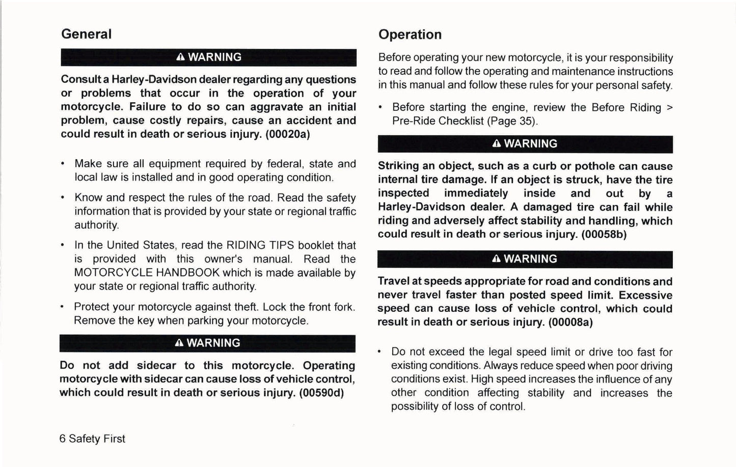 2022 Harley-Davidson Police Models Owner's Manual | English