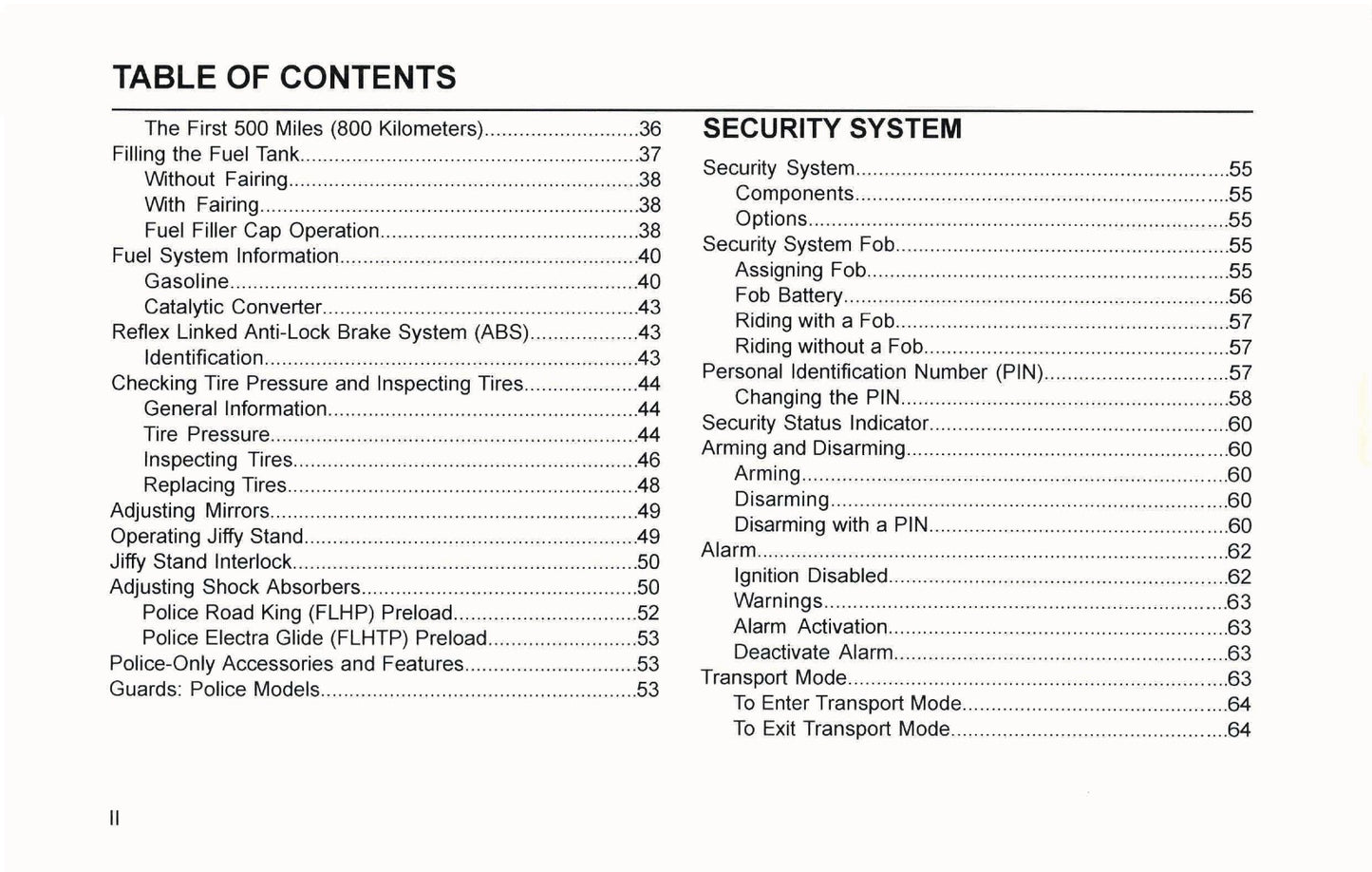 2022 Harley-Davidson Police Models Owner's Manual | English