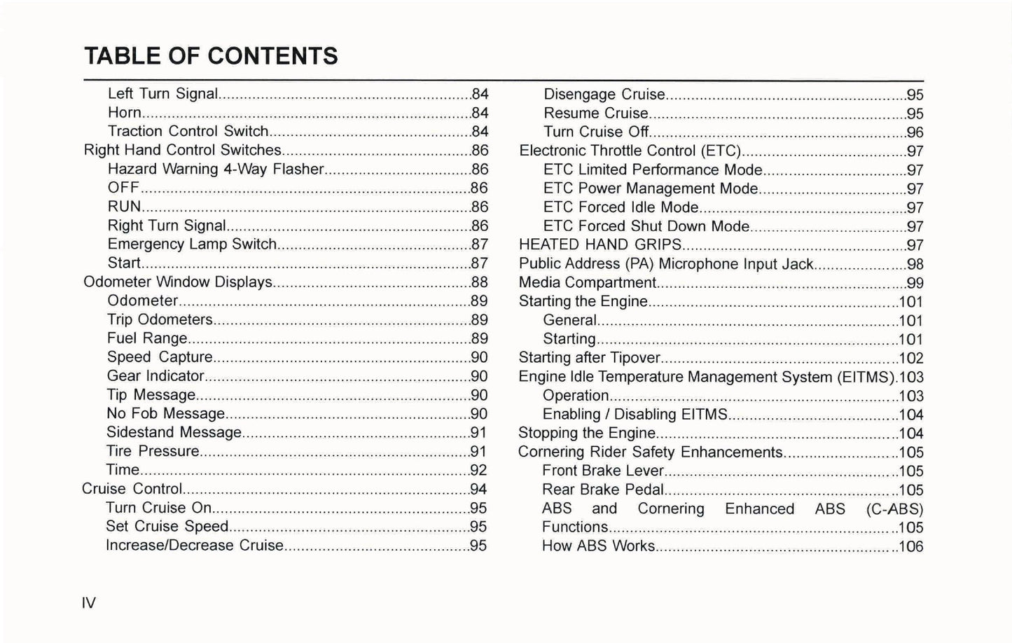 2022 Harley-Davidson Police Models Owner's Manual | English