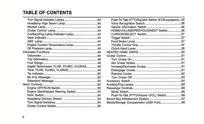 2018 Harley-Davidson Touring Owner's Manual | English