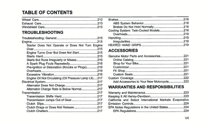 2018 Harley-Davidson Touring Owner's Manual | English