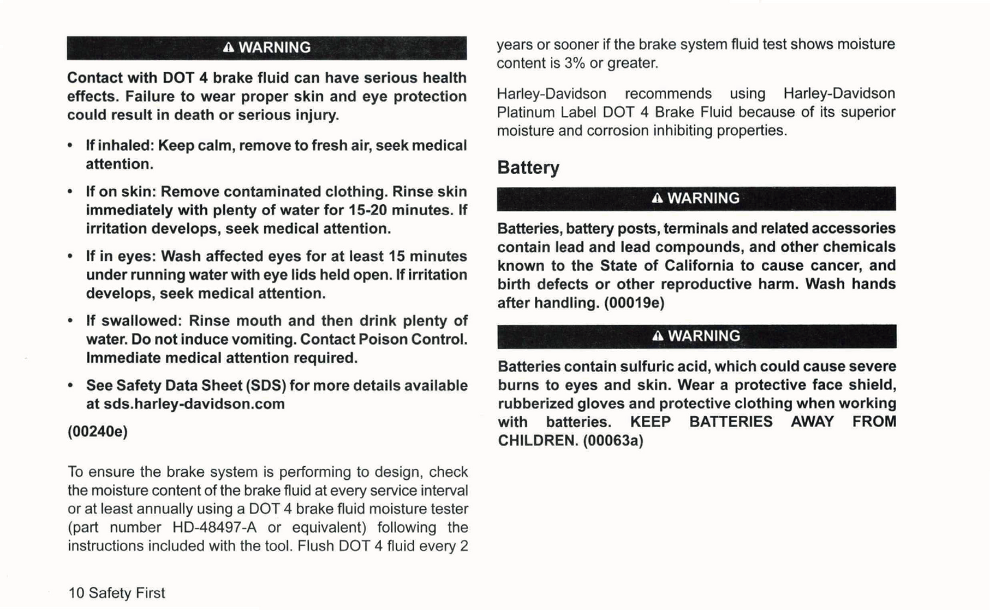 2022 Harley-Davidson Trike Owner's Manual | English