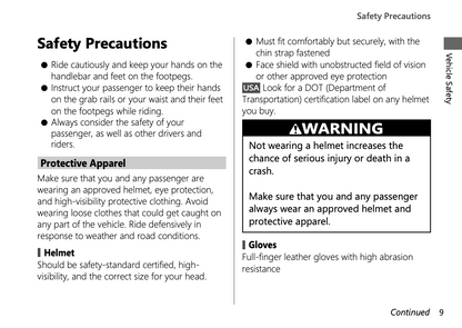 2024 Honda NC750X Owner's Manual | English