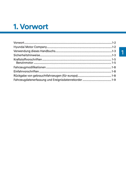 2025 Hyundai i10 Bedienungsanleitung | Deutsch