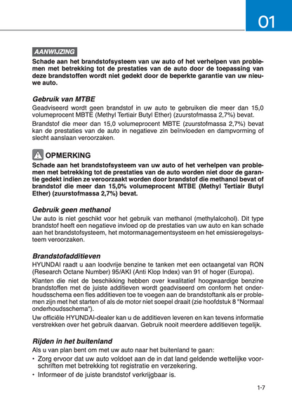 2023-2024 Hyundai i10 Owner's Manual | Dutch