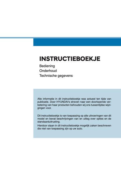 2025 Hyundai i10 Owner's Manual | Dutch