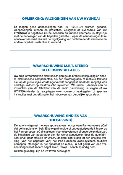2025 Hyundai i10 Owner's Manual | Dutch