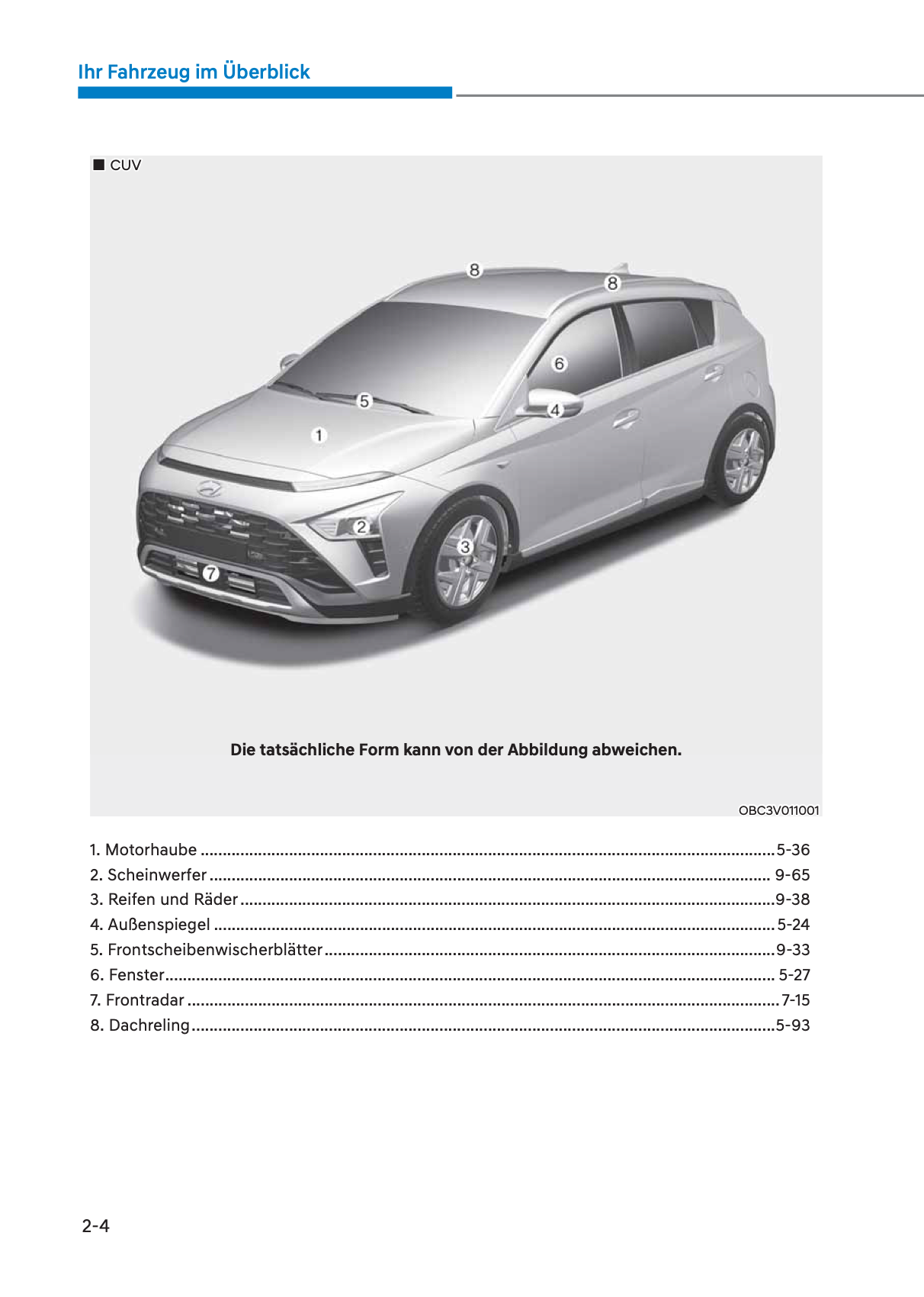 2023-2024 Hyundai i20/Bayon Owner's Manual | German