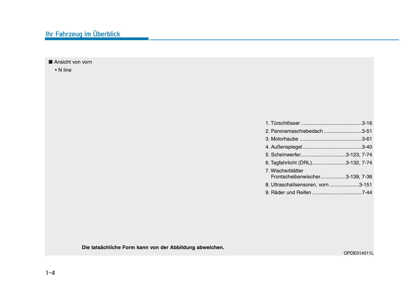 2024-2025 Hyundai i30 Bedienungsanleitung | Deutsch