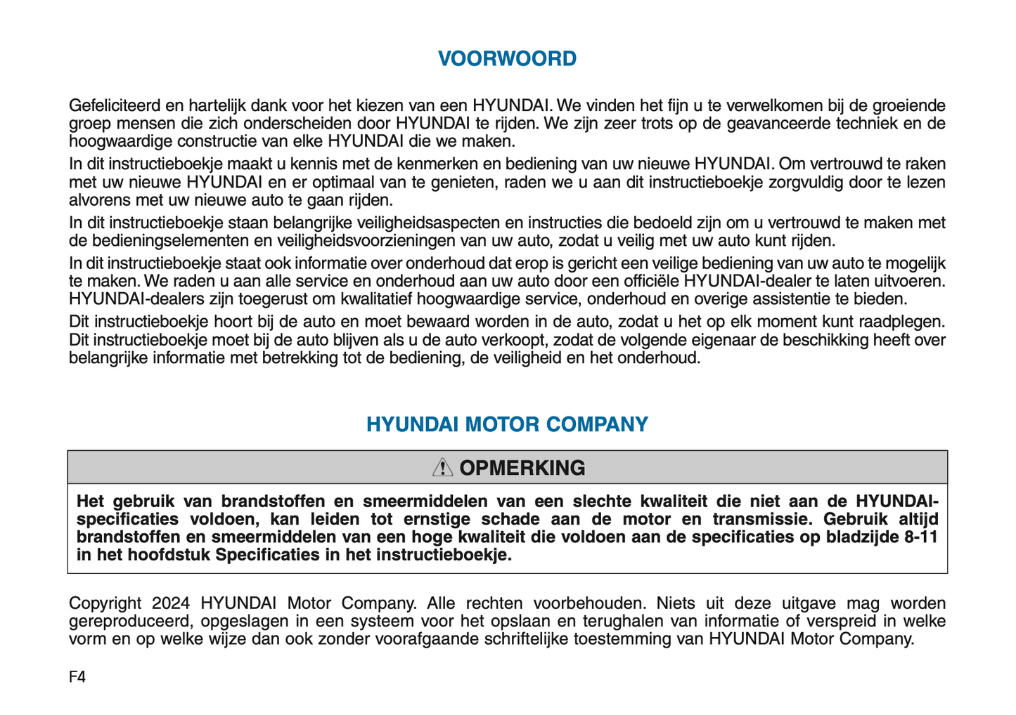 2024-2025 Hyundai i30 Gebruikershandleiding | Nederlands