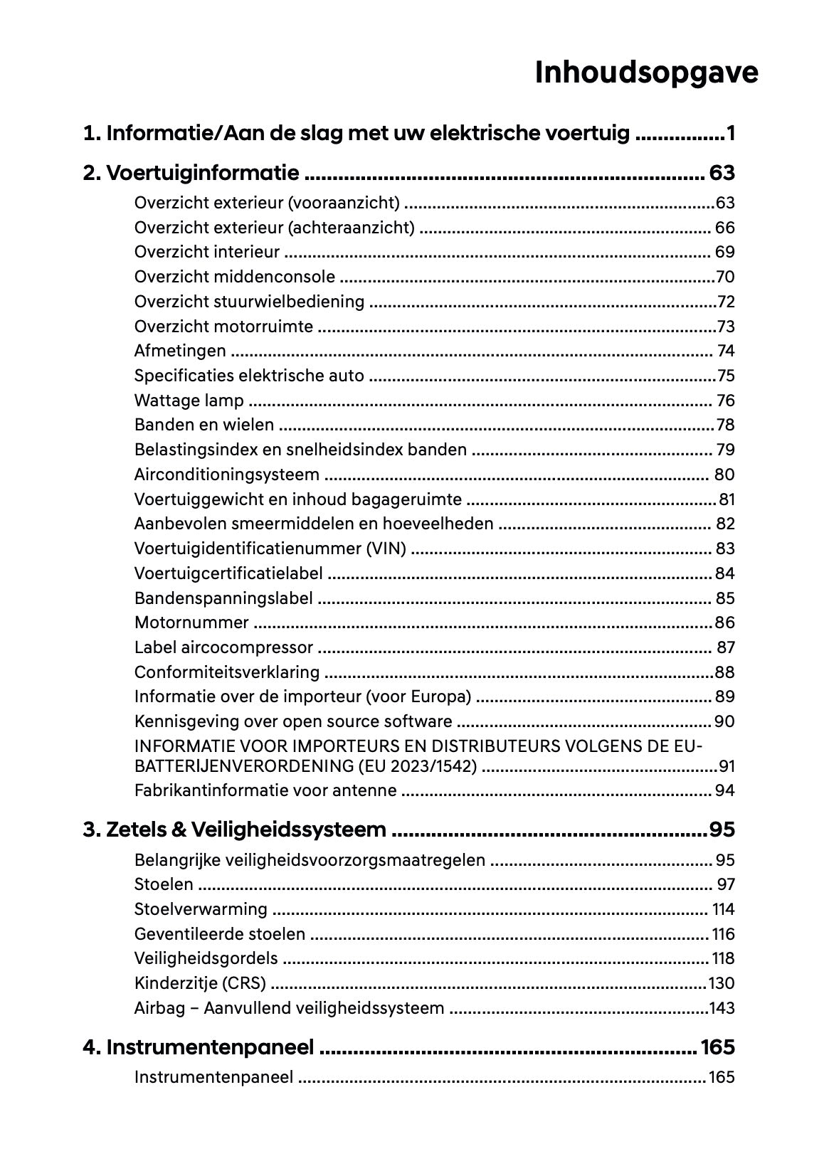 2027 Hyundai Inster Owner's Manual | Dutch