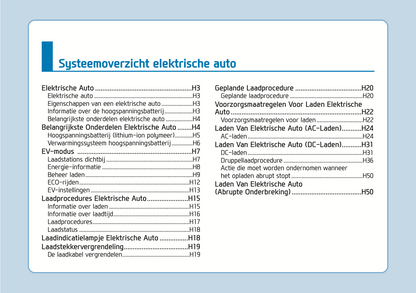 2020-2021 Hyundai Ioniq Electric Gebruikershandleiding | Nederlands