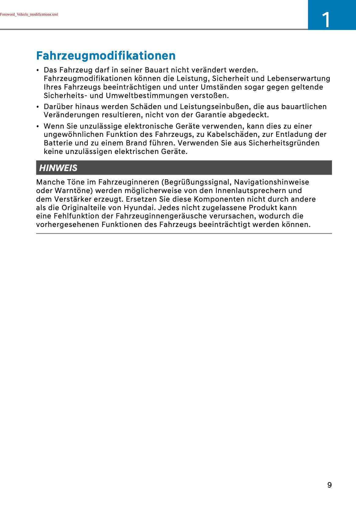 2026 Hyundai Kona Owner's Manual | German