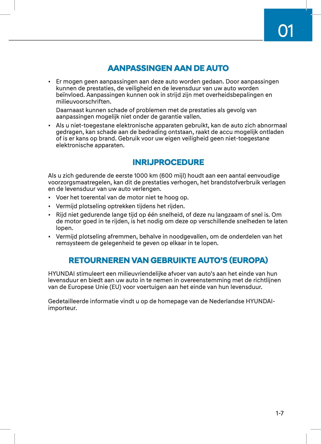 2022 Hyundai Kona Hybrid Owner's Manual | Dutch