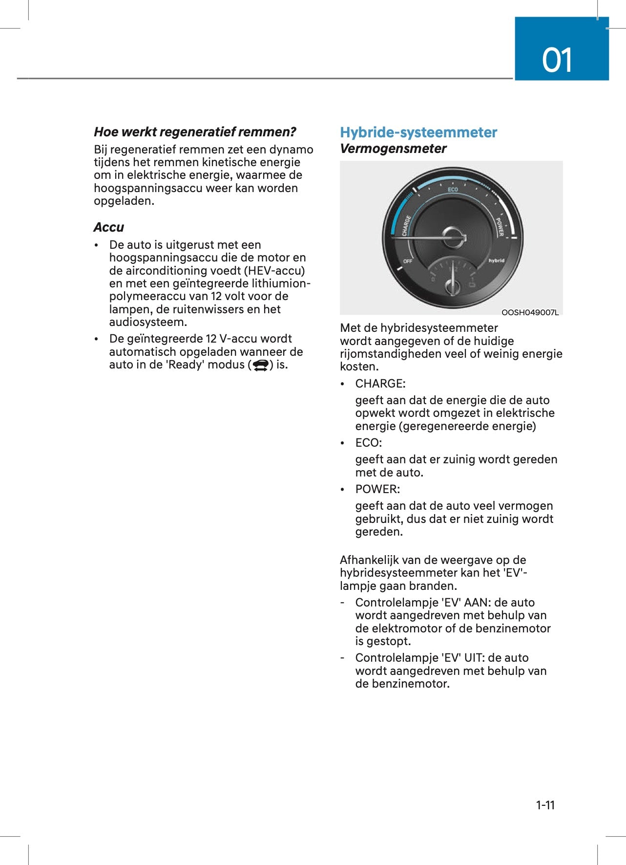 2022 Hyundai Kona Hybrid Owner's Manual | Dutch