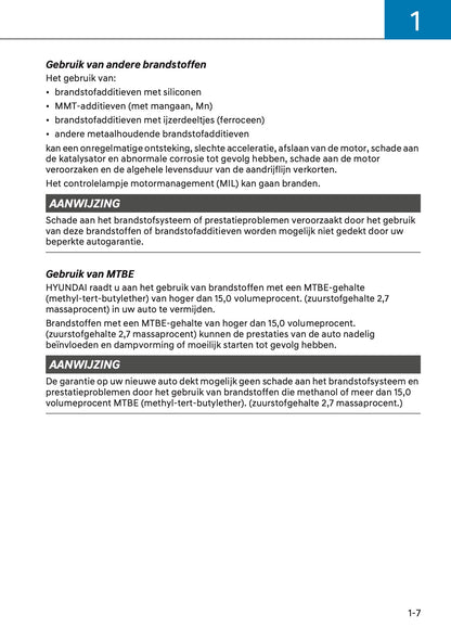 2024-2025 Hyundai Kona Hybrid Owner's Manual | Dutch