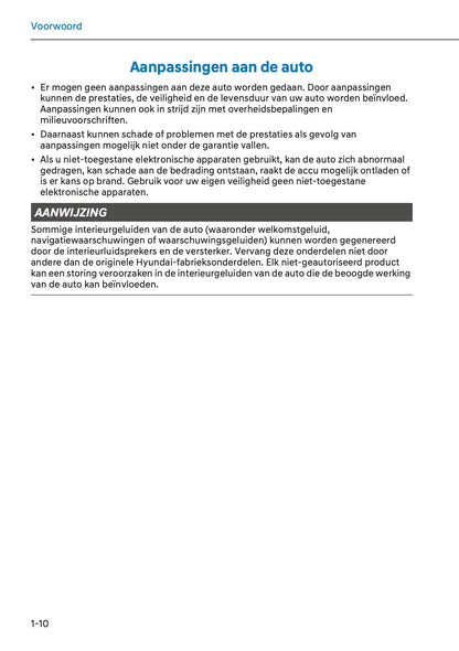 2024-2025 Hyundai Kona Hybrid Owner's Manual | Dutch