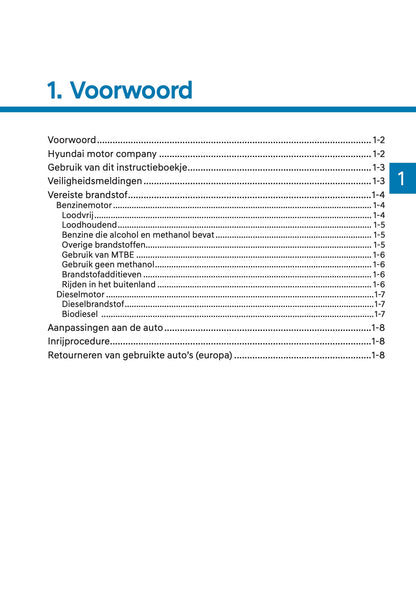 2021 Hyundai Kona Owner's Manual | Dutch