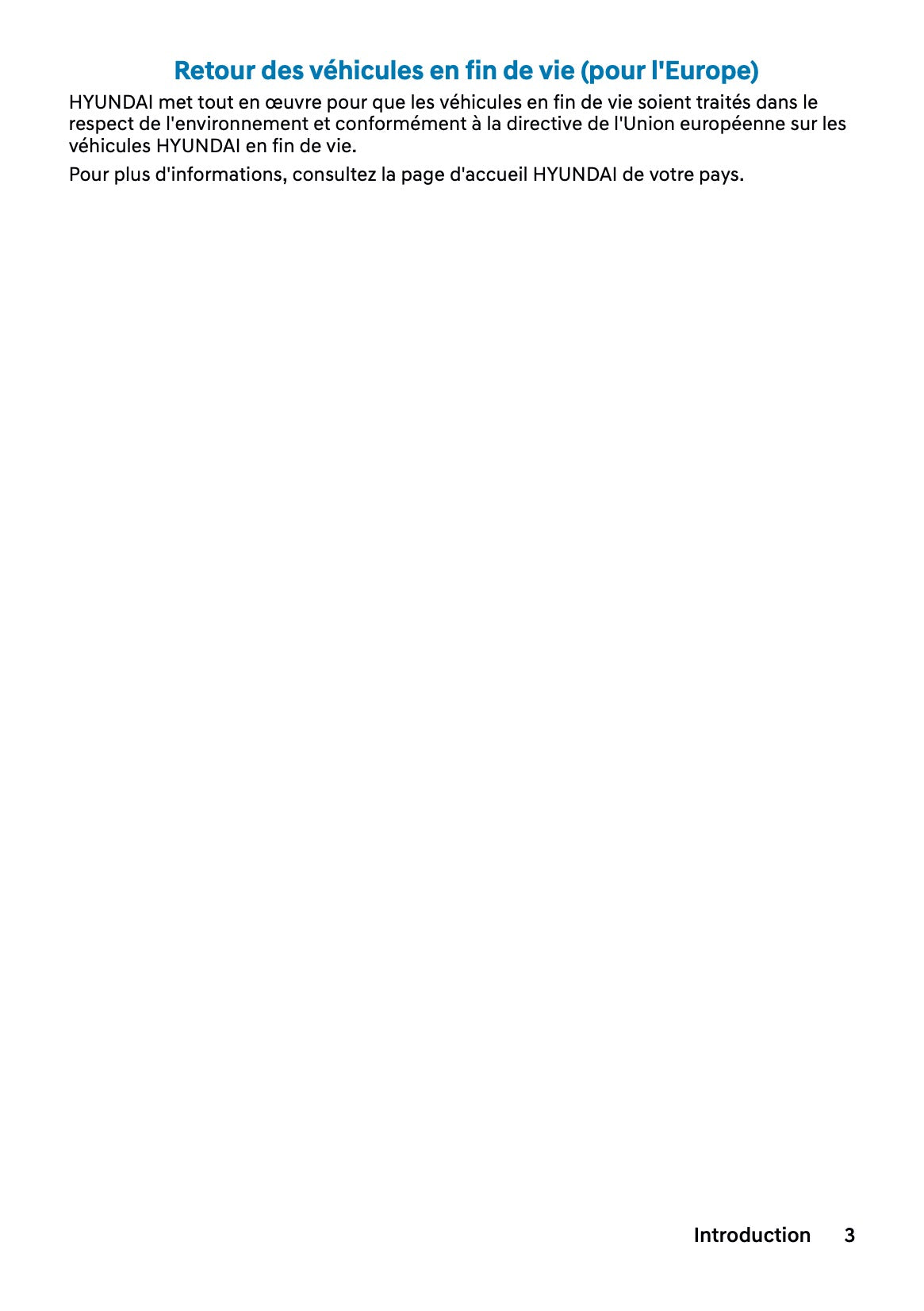 2026 Hyundai Nexo Manuel du propriétaire | Français