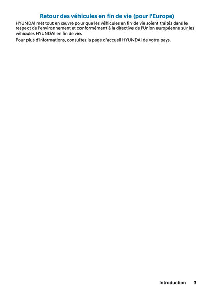 2026 Hyundai Nexo Manuel du propriétaire | Français