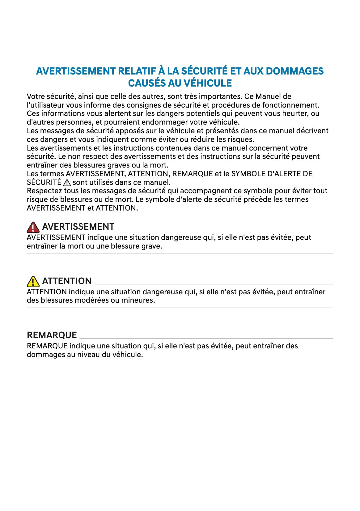 2026 Hyundai Nexo Manuel du propriétaire | Français