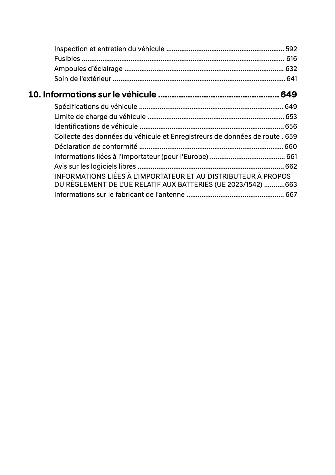 2026 Hyundai Nexo Manuel du propriétaire | Français