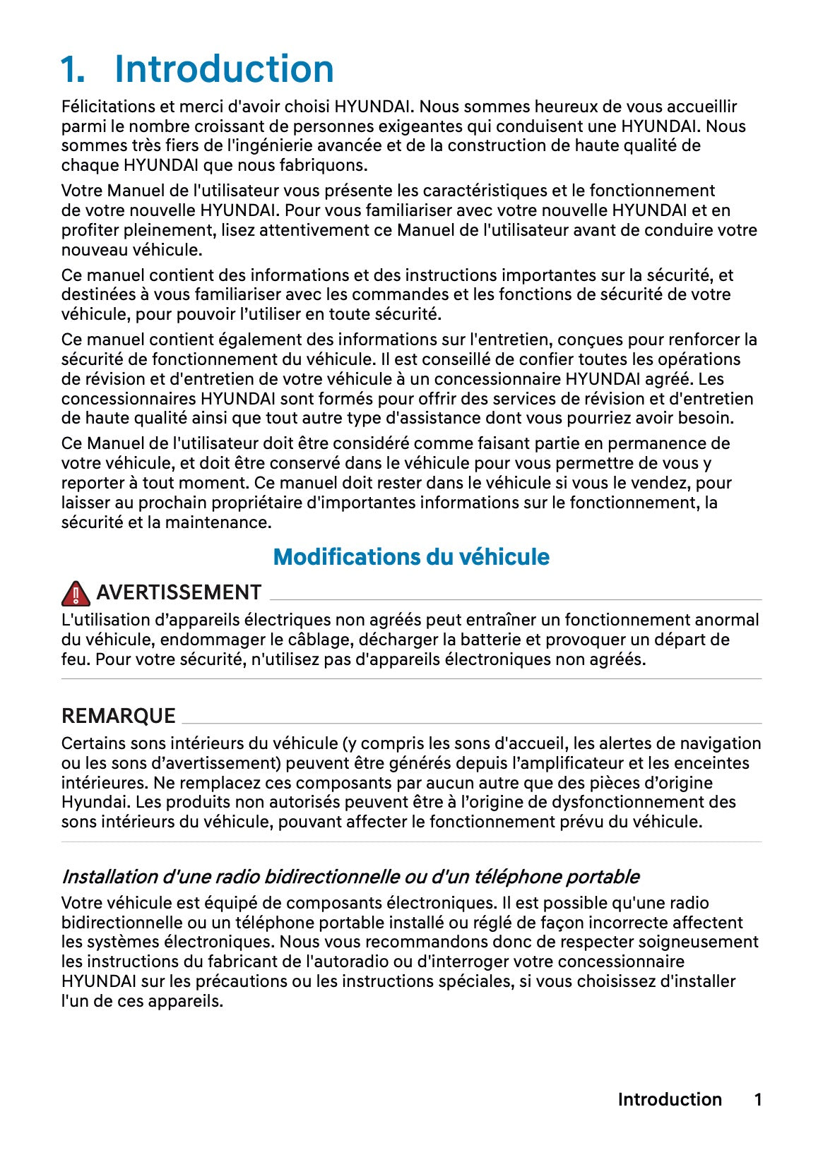 2026 Hyundai Nexo Manuel du propriétaire | Français