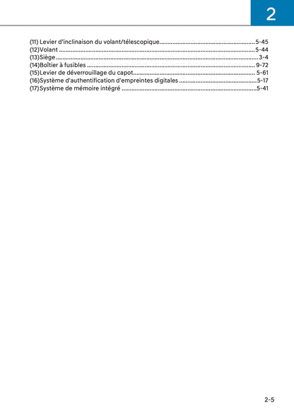 2025-2026 Hyundai Tucson Owner's Manual | French
