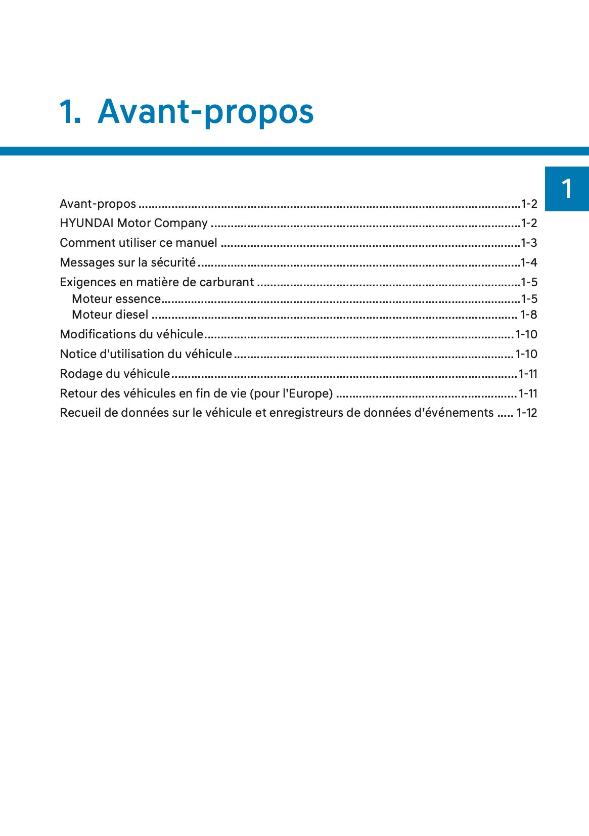 2025-2026 Hyundai Tucson Owner's Manual | French