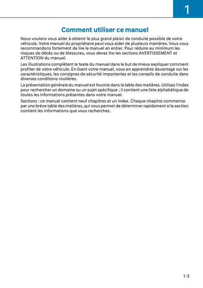 2025-2026 Hyundai Tucson Owner's Manual | French