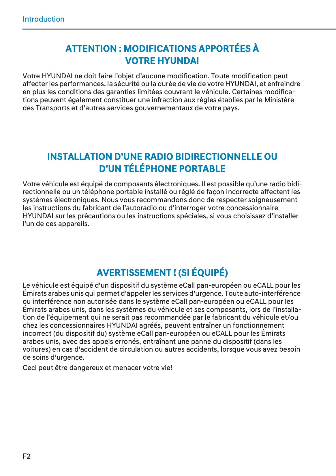 2025-2026 Hyundai Tucson/Tucson Hybrid Owner's Manual | French