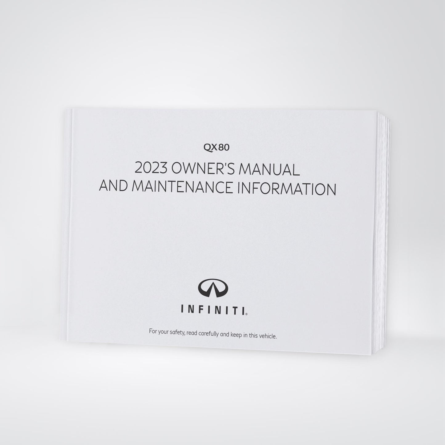 2023 Infiniti QX80 Owner's Manual | English