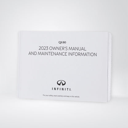 2023 Infiniti QX80 Owner's Manual | English