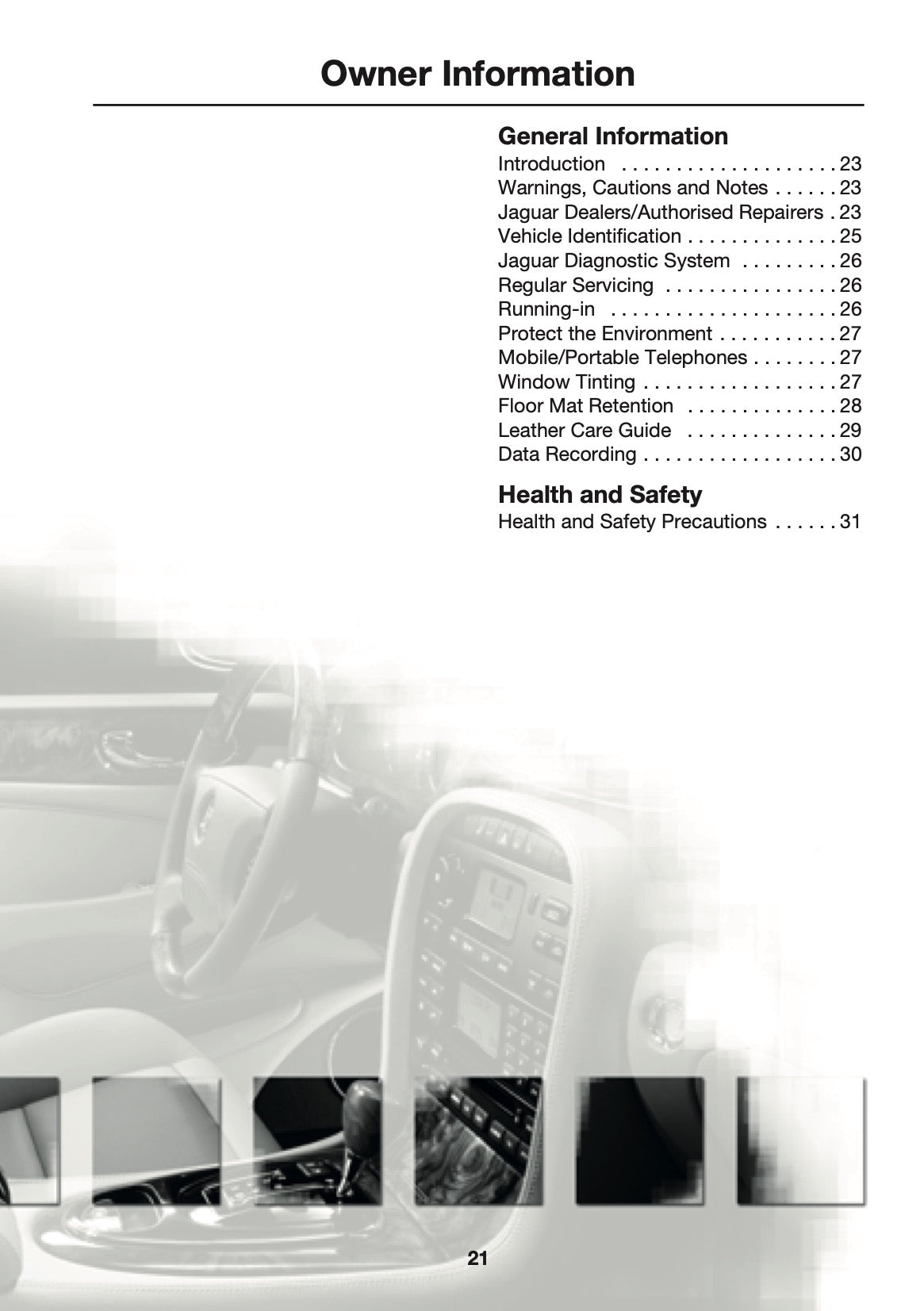 2005 Jaguar XJ Owner's Manual | English US