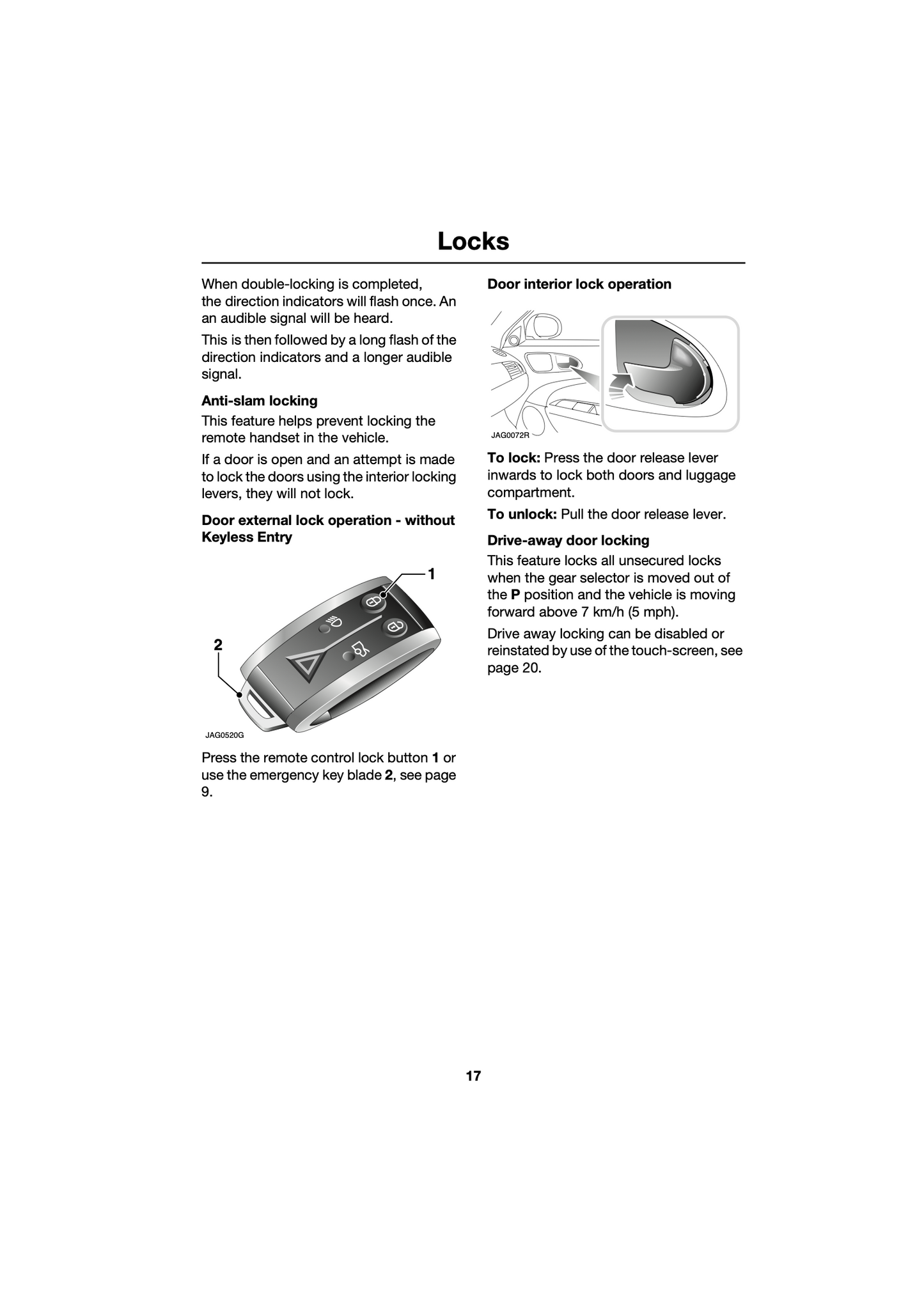 2007 Jaguar XK Owner's Manual | English