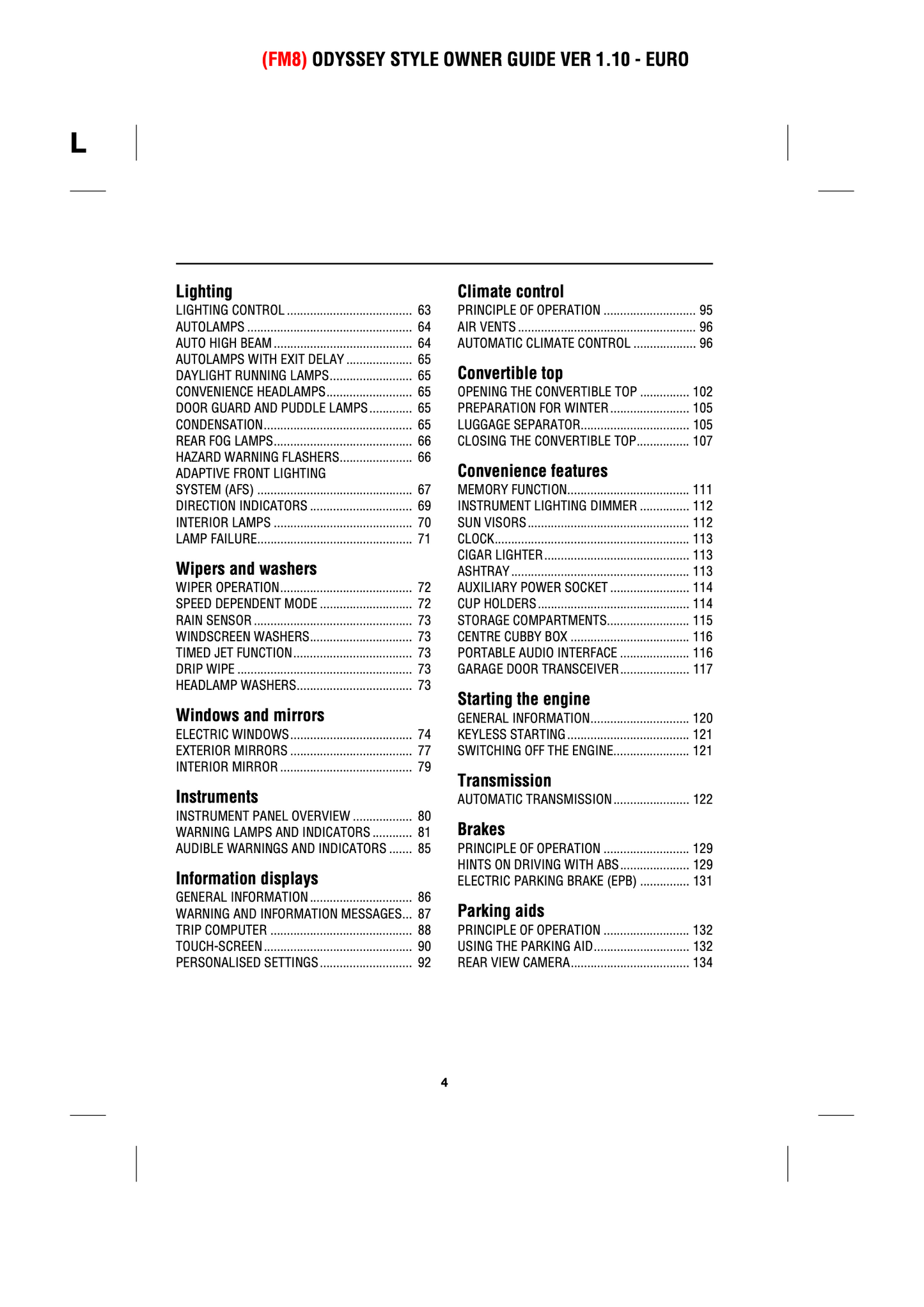 2011 Jaguar XK Owner's Manual | English