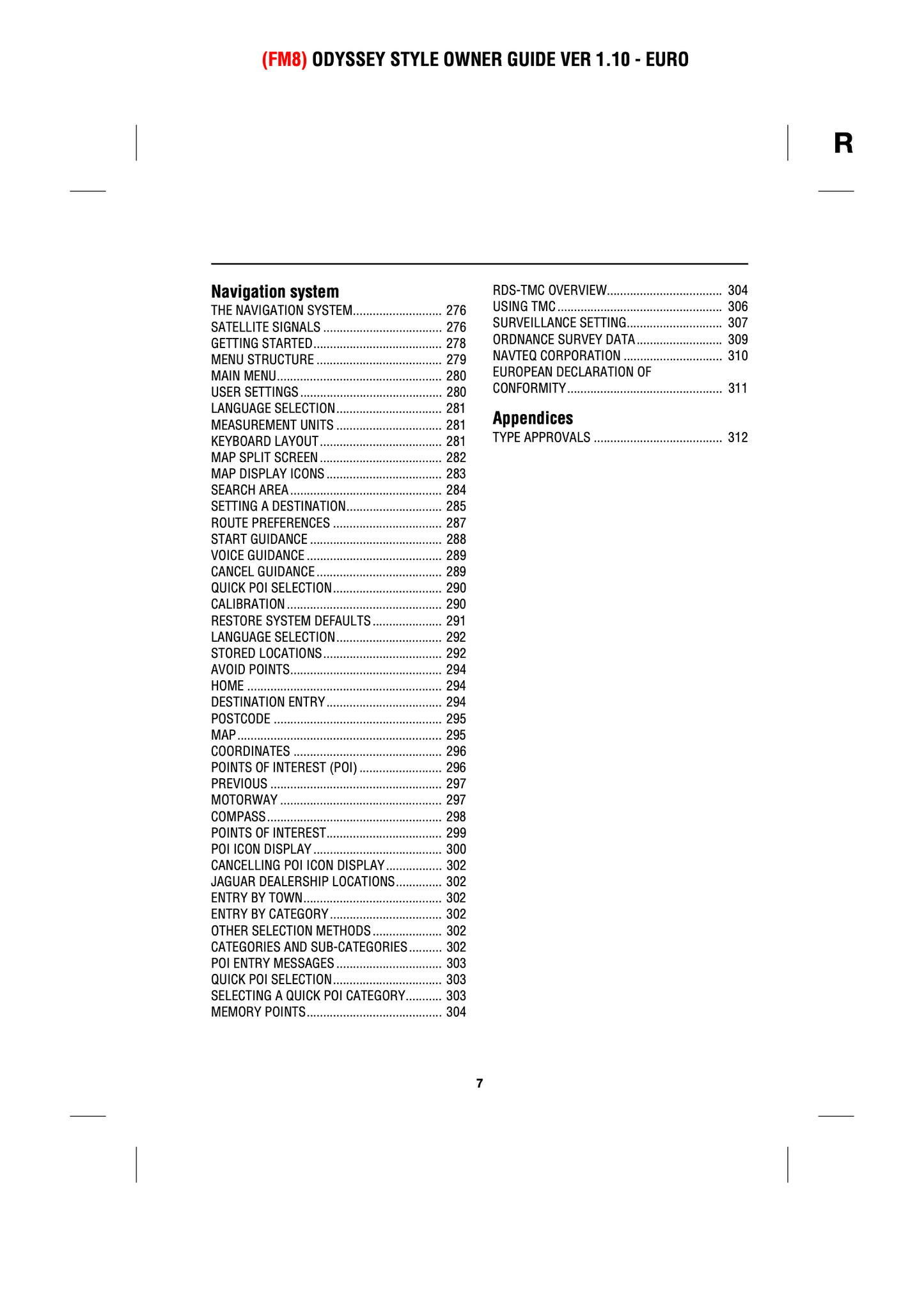 2011 Jaguar XK Owner's Manual | English