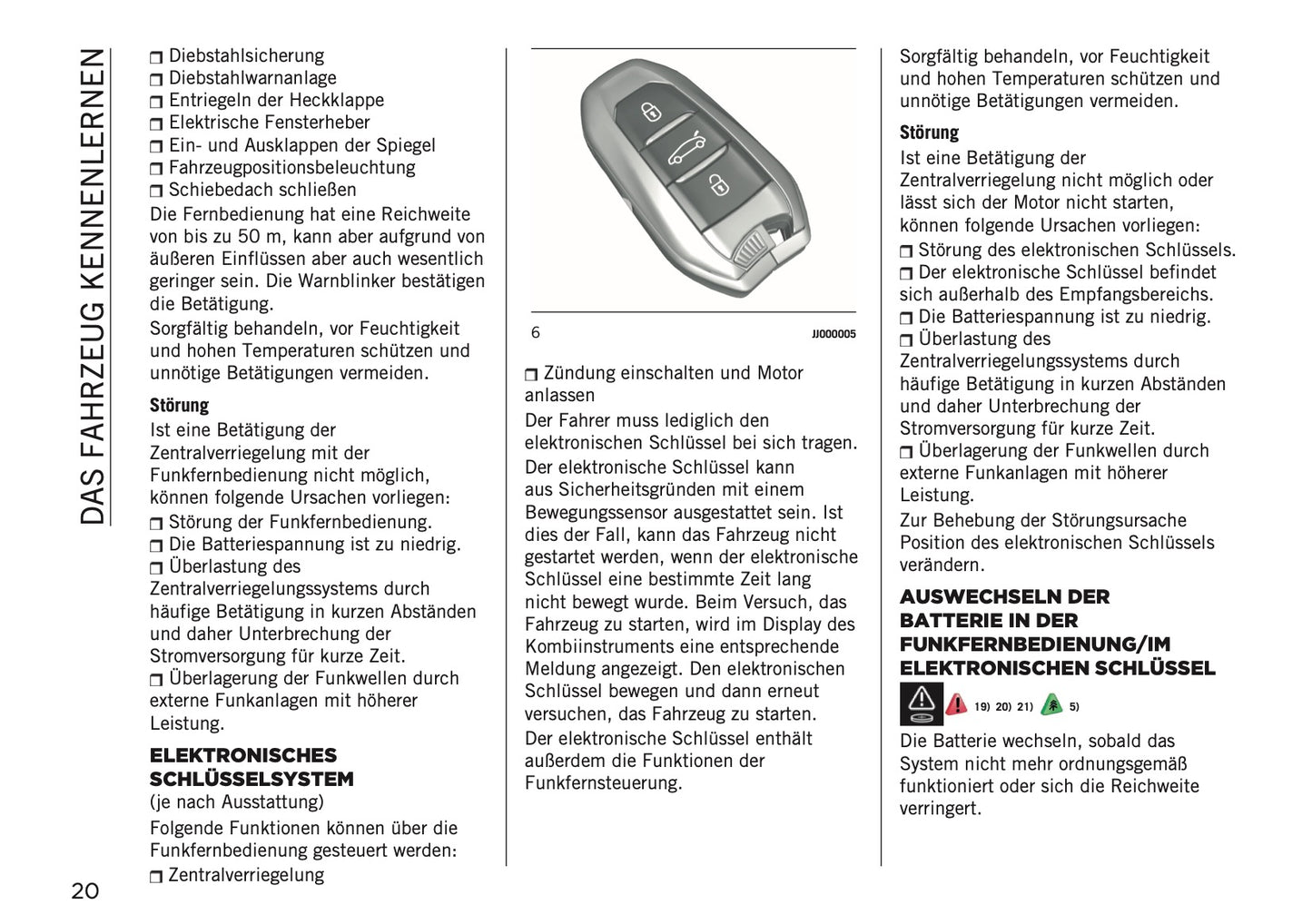 2025 Jeep Avenger Owner's Manual | German