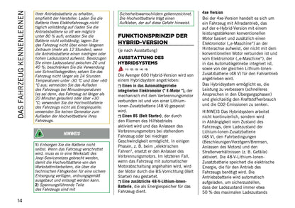 2025-2026 Jeep Avenger Owner's Manual | German