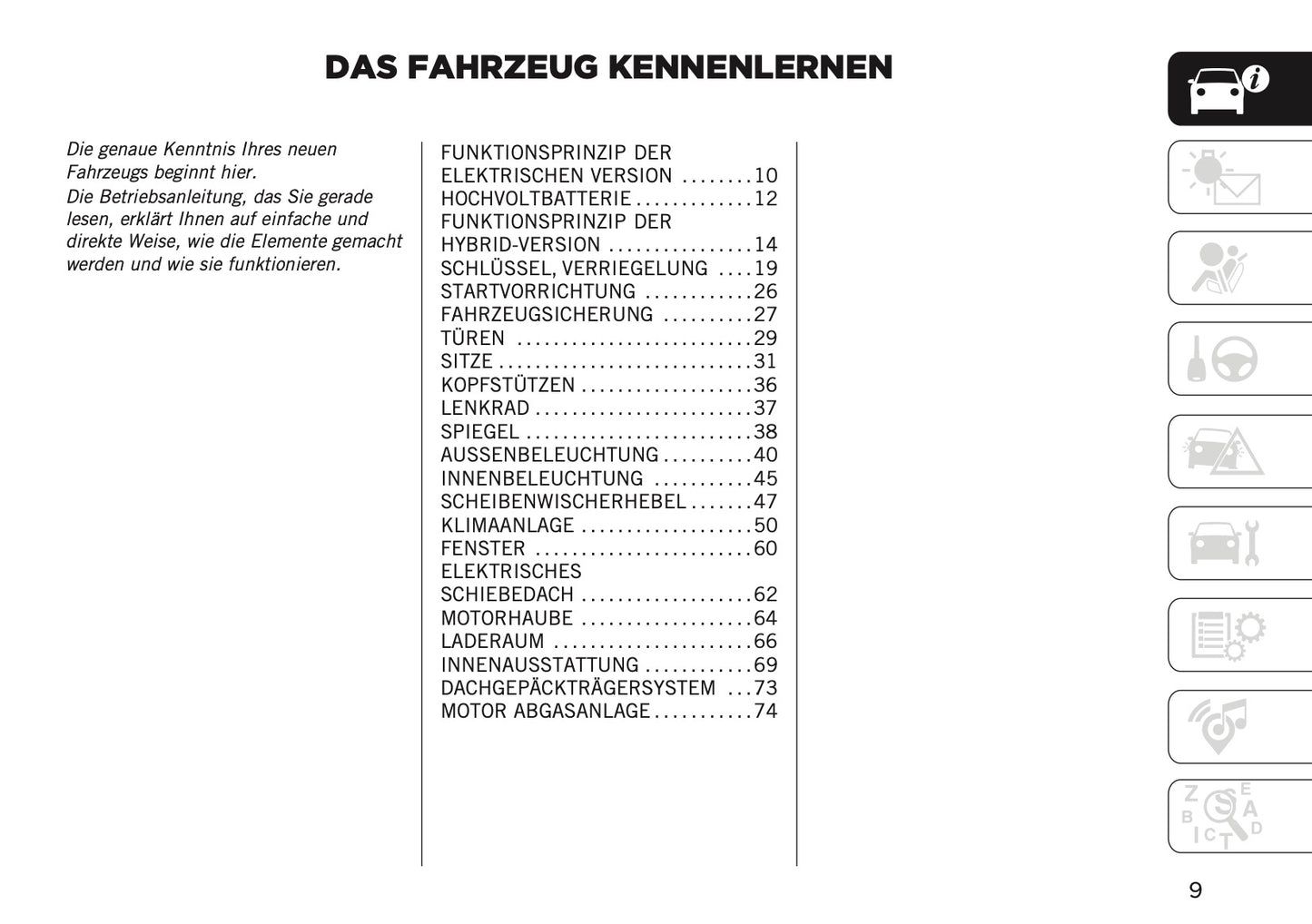 2026 Jeep Avenger Owner's Manual | German