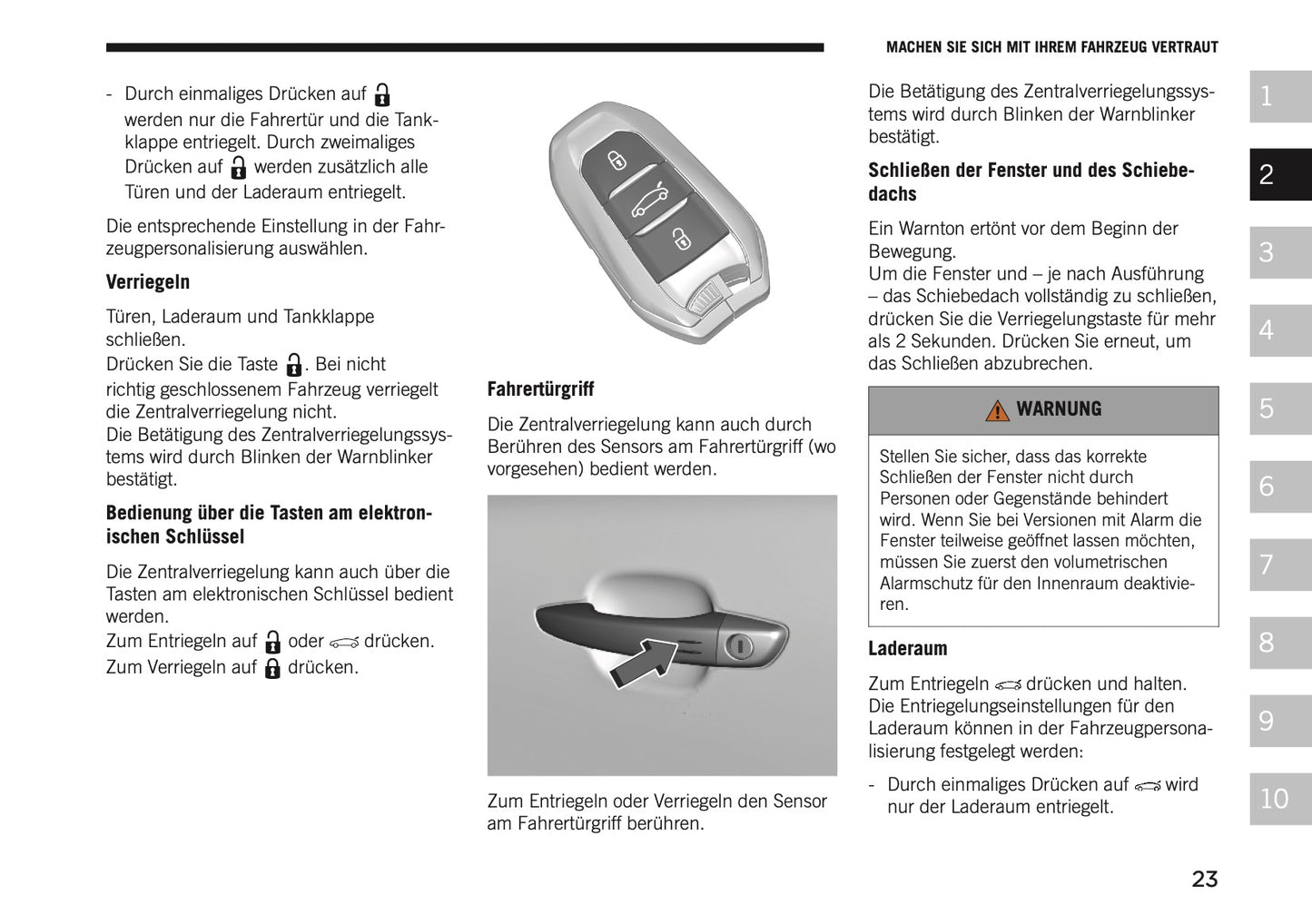 2026 Jeep Avenger Owner's Manual | German